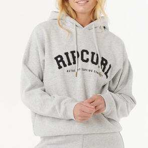 RIP CURL VARSITY HOODIE GREY MARLE/BLACK