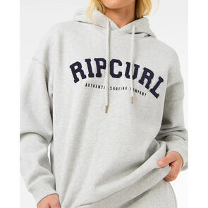 RIP CURL VARSITY HOODIE GREY MARLE/NAVY