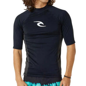 RIP CURL WAVES UPF PERF S/S BLACK
