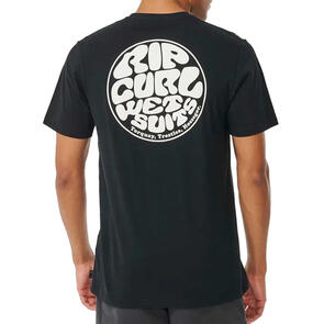 RIP CURL WETSUIT ICON TEE TEE BLACK