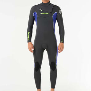 RIP CURL WETSUITS 2025 DAWN PATROL CHESTZIP 4/3MM STEAMER WILD BERRY