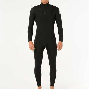 RIP CURL WETSUITS 2025 DAWN PATROL CHESTZIP 3/2MM STEAMER BLACK