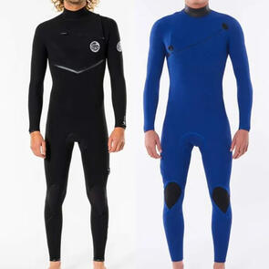RIP CURL WETSUITS 2025 E BOMB 3/2GB CHESTZIP STEAMER BLACK