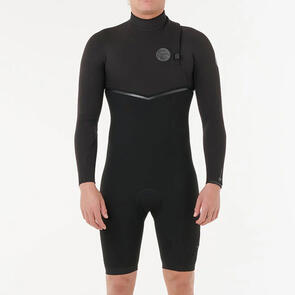 RIP CURL WETSUITS 2025 E-BOMB ZIPFREE LS SPRINGSUIT 2/2MM BLACK