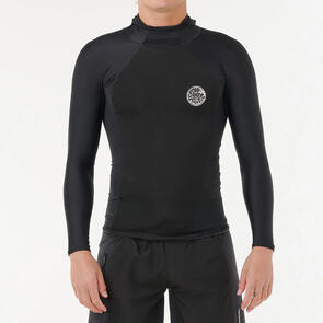 RIP CURL WETSUITS 2025 ULTIMATE SEARCH LS HOOD VEST BLACK