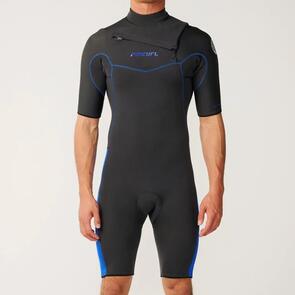 RIP CURL WETSUITS 2026 DAWN PATROL CZ 2MM SPRINGSUIT GREY/BLUE
