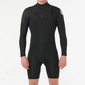 RIP CURL WETSUITS 2026 DAWN PATROL CZ LS 2MM SPRINGSUIT BLACK