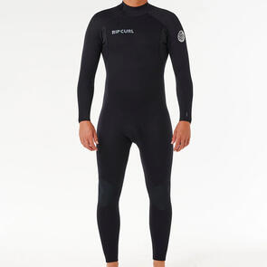 RIP CURL WETSUITS 2026 TRADITIONAL BACK ZIP 3/2MM STEAMER BLACK