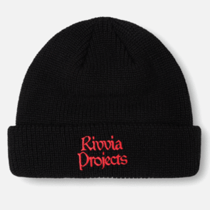 RIVVIA STACK BEANIE BLACK