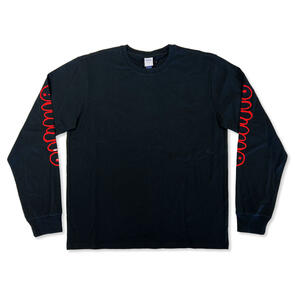 RIVVIA RIPPLE GRAFFITI LS TEE BLACK