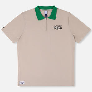 RIVVIA BLUEPRINT POLO BONE GREEN