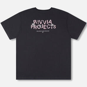 RIVVIA BOTANIC T-SHIRT PIGMENT BLACK