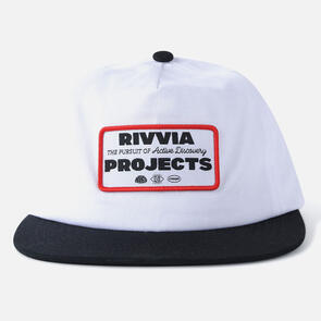 RIVVIA CLASSIC PURSUIT CAP BLACK WHITE