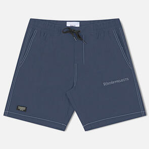 RIVVIA CONTRAST DAILY RIDE SHORT BLUE WHITE