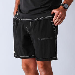 RIVVIA CONTRAST DAILY RIDE SHORT BLACK WHITE