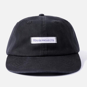 RIVVIA PROJECTS DAILY CAP WASHED BLACK