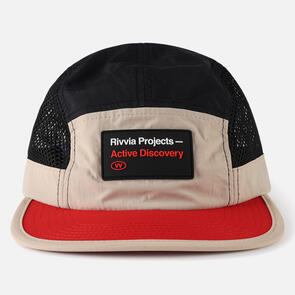 RIVVIA DATA RUNNING CAP RED BONE BLACK