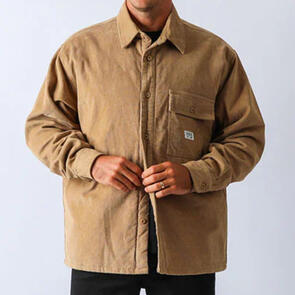 RIVVIA OFF TRACK QUILTED LS SHIRT BROWN