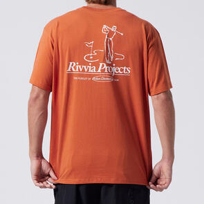 RIVVIA POWER FADE T-SHIRT TERRACOTTA