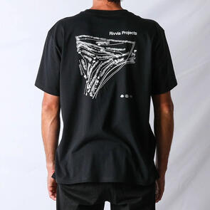 RIVVIA PROJECT MAPPING T-SHIRT BLACK