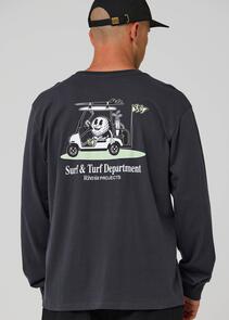 RIVVIA PROJECTS GOLF CADDY LS T-SHIRT PIGMENT BLACK