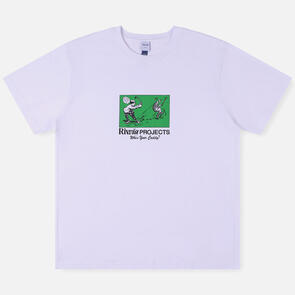RIVVIA WHO'S YOUR CADDY TEE WHITE