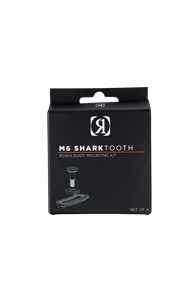 RONIX M6 SHARK TOOTH BOOT HARDWARE SET OF 4 (BLACK)