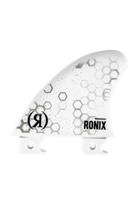 RONIX 3.0"" FIBERGLASS FIN-S 2.0 BLUEPRINT - CENTER SURF FIN (WHITE)