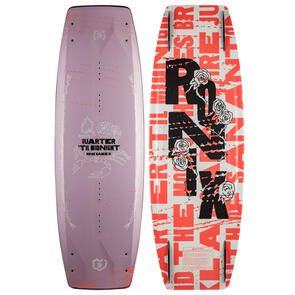 RONIX 2026 WOMENS QUARTER 'TIL MIDNIGHT WAKEBOARD METALLIC ROSE