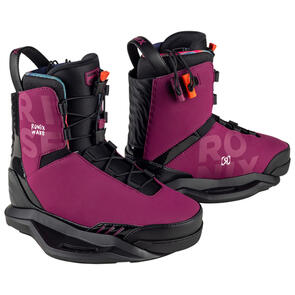 RONIX 2026 WOMENS RISE BOOTS - INTUITION+ (MERLOT / PEACH)