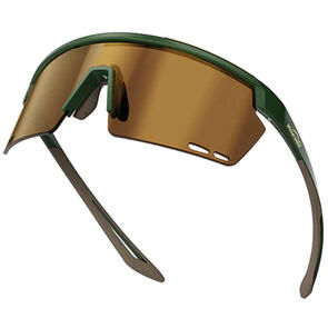MAGIC SHINE ROULEUR EYEWEAR CLASSIC GREEN / BROWN FRAME GOLDEN MIRROR LENSE