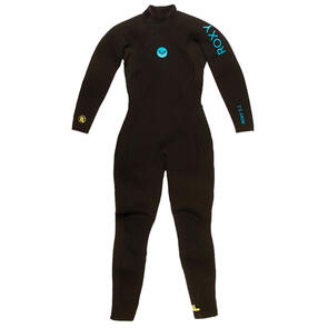 ROXY 4/3MM GIRLS BACK ZIP GBS STEAMER ANTHRACITE