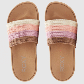 ROXY SLIPPY CROCHET SLIDES LILAC ROSE