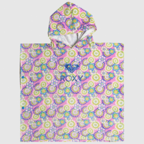 ROXY STAY MAGICAL HOODED TOWEL LILAC CHIFFON FLOWER PARTY