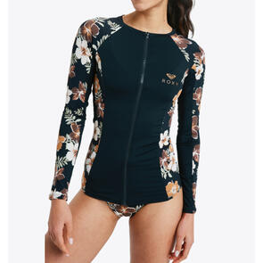 ROXY 2025 FULL ZIPPED MIX LYCRA ALMOND TROPICAL FEELS