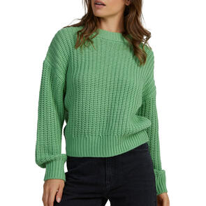 ROXY COMING HOME SWEATER ZEPHYR GREEN