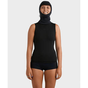 ROXY 2026 2.0 2MM SWELL NATURAL HOODED VEST BLACK