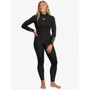 ROXY 2026 3/2MM PROLOGUE+ BACK ZIP FLATLOCK STEAMER BLACK