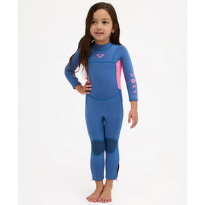 ROXY 2026 3/2MM PROLOGUE+ BACK ZIP FLATLOCK STEAMER DUTCH BLUE