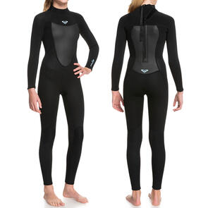 ROXY GIRLS 4/3MM PROLOGUE BACK ZIP GBS STEAMER BLACK