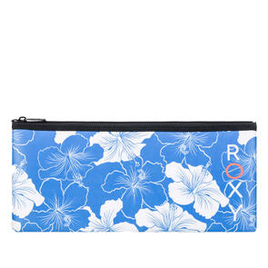 ROXY HAPPY WEDNESDAY PENCIL CASE NEBULAS BLUE HIPPY HIBISCUS