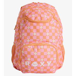 ROXY SHADOW SWELL MEDIUM BACKPACK TANGERINE TIC TAC FLEUR