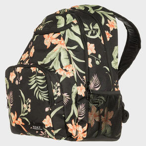 ROXY SHADOW SWELL PRINTED BACKPACK ANTHRACITE ISLAND ESCAPE