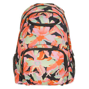 ROXY SHADOW SWELL PRINTED BACKPACK ANTHRACITE THE MOVES FLORAL