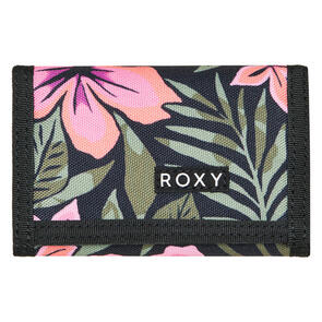 ROXY SMALL BEACH WALLET ANTHRACITE FEARLESS FLORAL