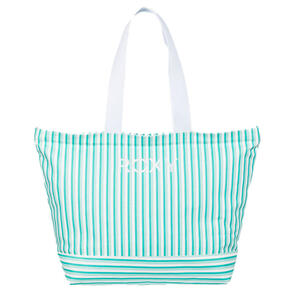 ROXY STRIPPY BEACH LARGE TOTE BAG EACH GLASS MINI STRIPE