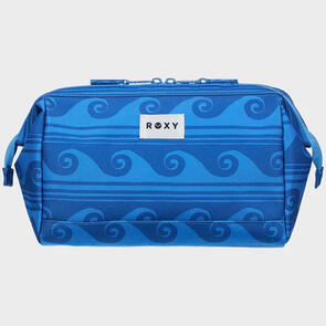 ROXY TINY RIP VANITY CASE SILVER LAKE BLUE MAKE A SPL AX