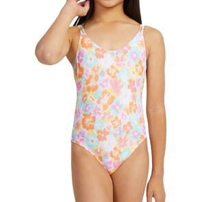 ROXY YOUTH FLORAYA ONE PIECE AUTUMN SUNSET