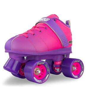 CRAZY SKATES ROCKET PINK/PURPLE ROLLER SKATES