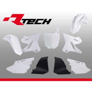 RTECH PLASTICS KIT - YZ125 YZ250 06-15 WHITE